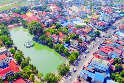Một góc thành phố Phổ Yên