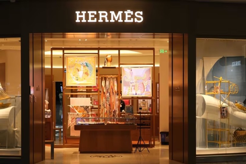 Một cửa hàng của Hermes tại Singapore