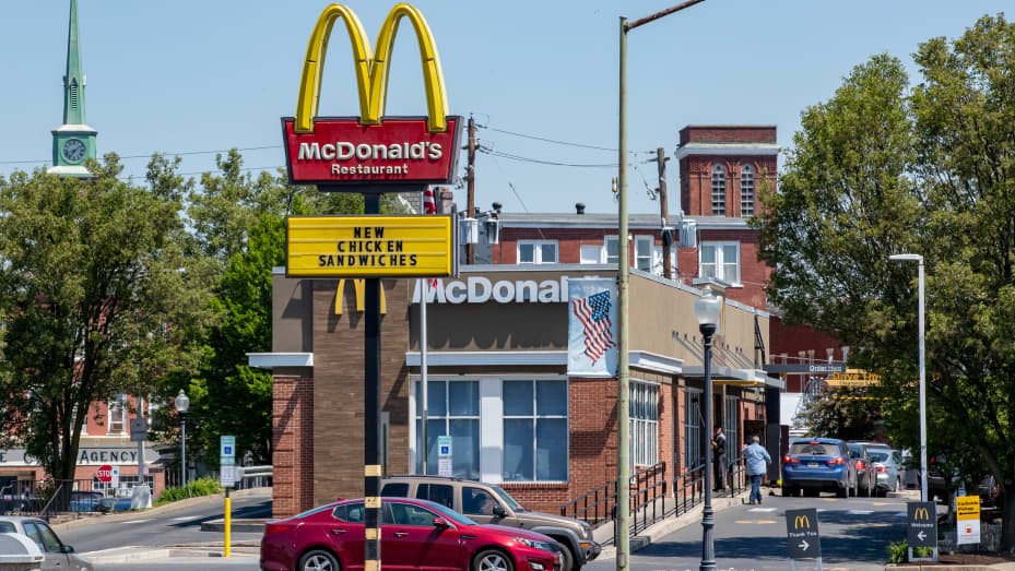 Một nhà hàng McDonald's nhượng quyền tại Mỹ