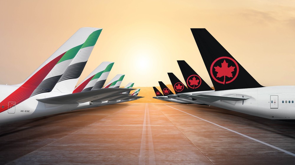 Emirates bắt tay Air Canada 