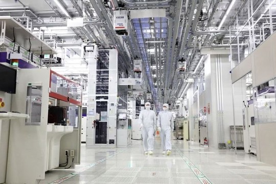 Nhà máy sản xuất chip của Samsung Electronics tại Pyeongtaek, Hàn Quốc.