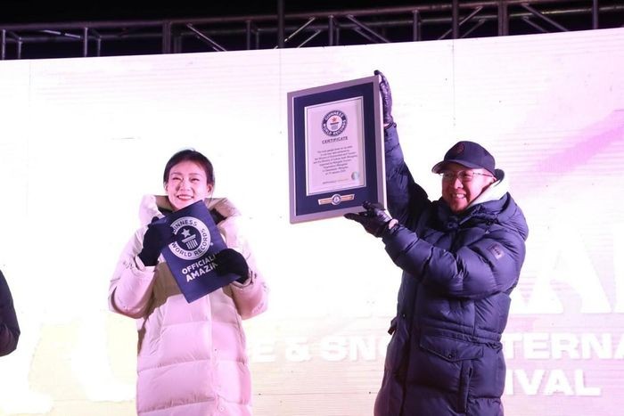 Chứng nhận kỷ lục Guinness được trao cho Mông Cổ
