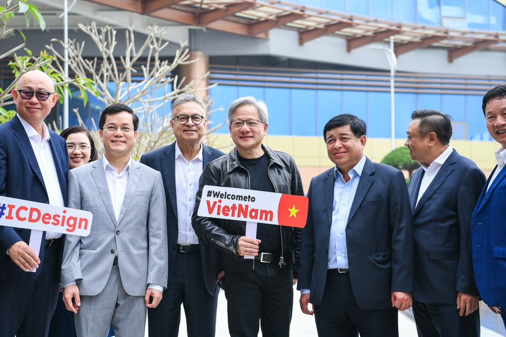 Chủ tịch, Tổng Giám đốc Tập đoàn Nvidia Jensen Huang đánh giá cao về tiềm năng ngành bán dẫn và AI của Việt Nam