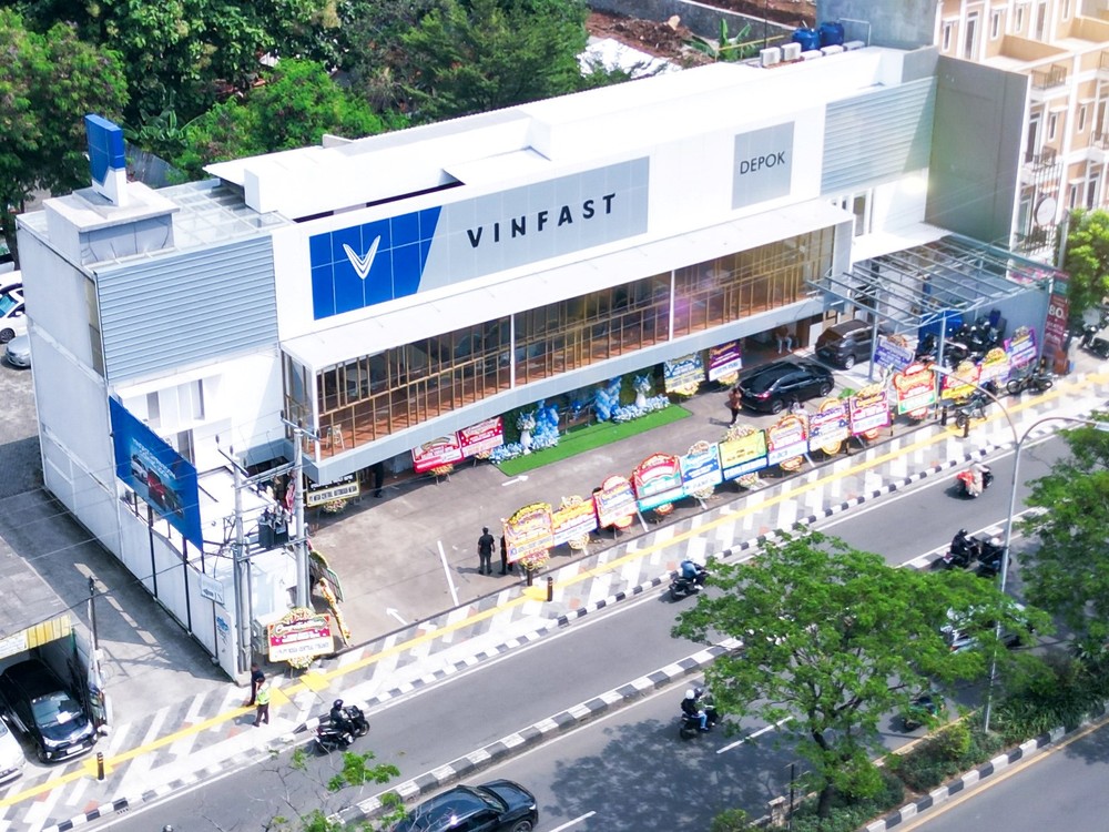 Cửa hàng đại lý VinFast đầu tiên tại thành phố Depok, Indonesia