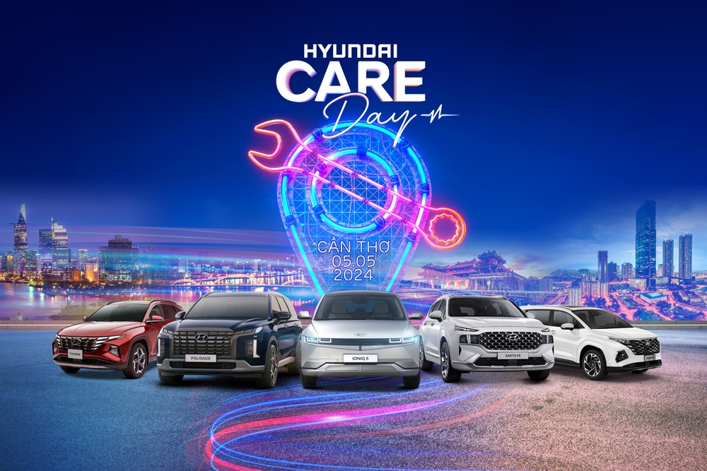Nhiều ưu đãi đặc biệt tại ngày hội chăm sóc xe Hyundai Care Day 2024