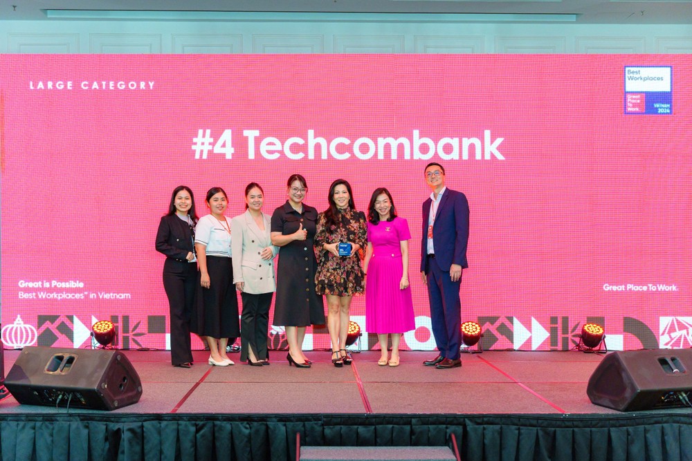 Techcombank lọt danh sách những nơi làm việc tốt nhất Việt Nam