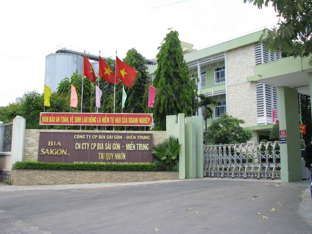 Chi nhánh Công ty Công ty Cổ phần Bia Sài Gòn - Miền Trung (mã chứng khoán: SMB) tại Quy Nhơn