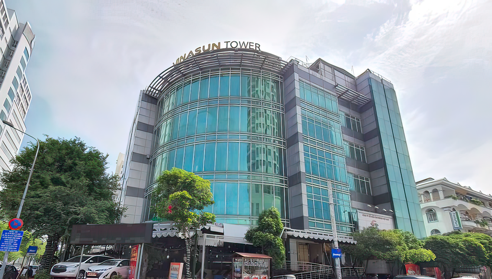 Vinasun Tower - Trụ sở của Công ty cổ phần Ánh Dương Việt Nam (Vinasun - mã chứng khoán: VNS)