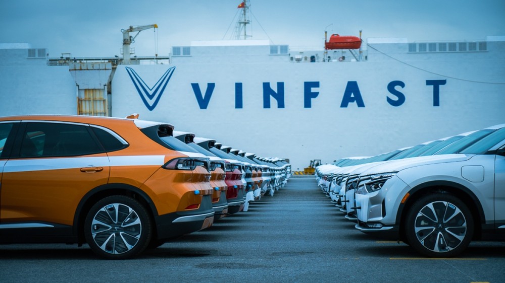 Cuộc họp báo của VinFast tại Los Angeles Auto Show ở Los Angeles, California