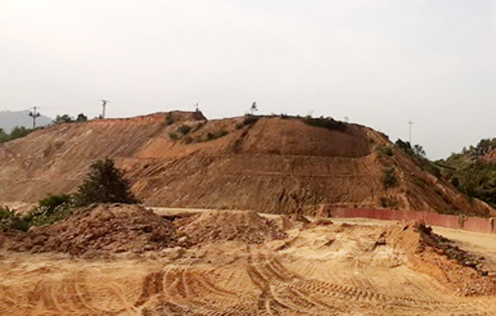 Mỏ đất hiếm Công ty Cổ phần Tập đoàn Thái Dương khai thác tại xã Yên Phú