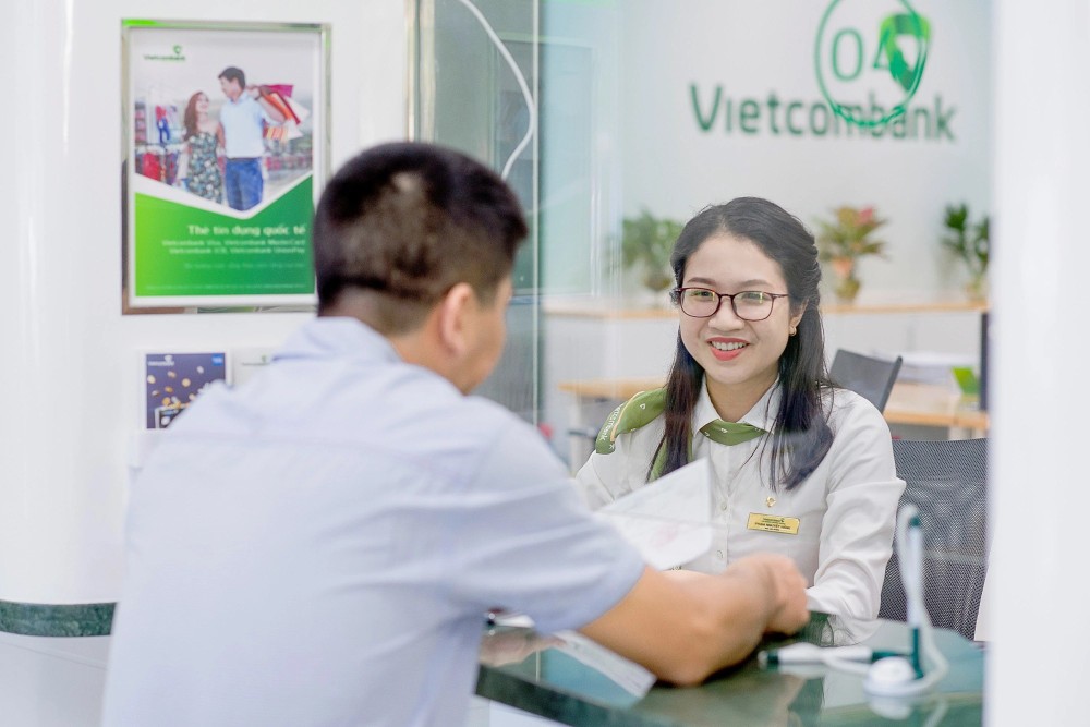 Lãi suất huy động ngân hàng Vietcombank không đổi trong tháng 7/2024