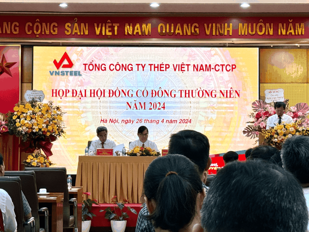 Đại hội đồng cổ đông thường niên 2024 của Tổng Công ty Thép Việt Nam – CTCP (VNSteel – mã chứng khoán: TVN)