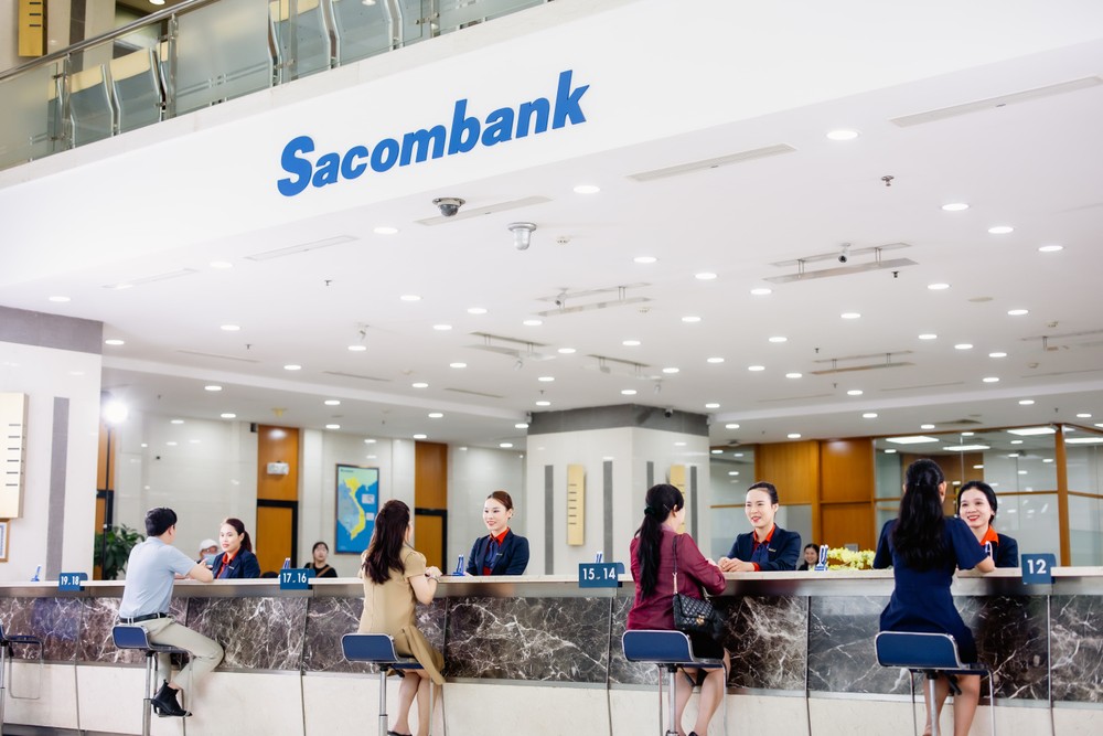 Ngân hàng Sacombank tăng lãi suất huy động tại tất cả kỳ hạn trong tháng 6/2024