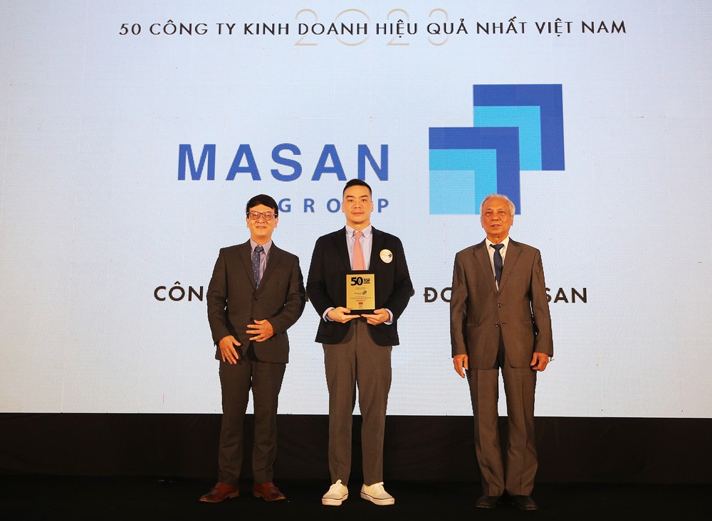 Masan được vinh danh Top 50 doanh nghiệp kinh doanh hiệu quả nhất Việt Nam 2023
