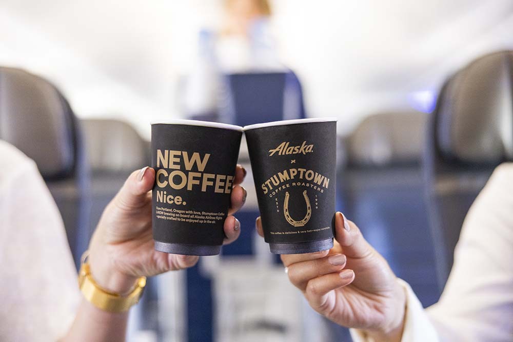 Alaska Airlines ra mắt một loại cà phê độc quyền mới