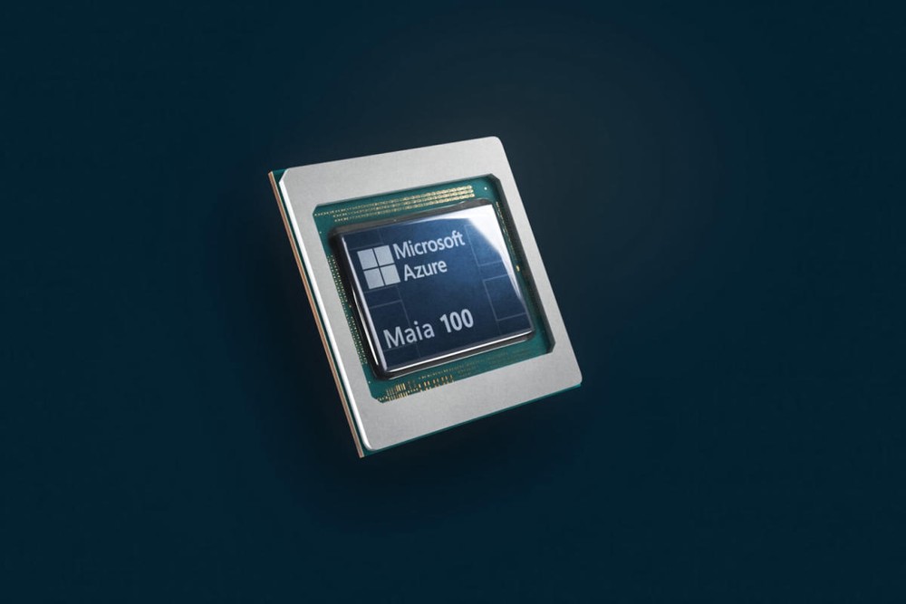 Mẫu chip Maia 100 của Microsoft