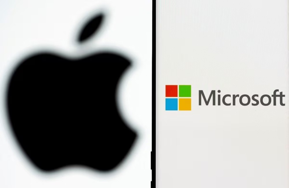 Microsoft thách thức danh hiệu công ty giá trị nhất thế giới của Apple