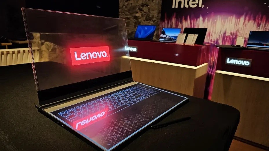 Một công ty Trung Quốc ra mắt sản phẩm laptop có màn hình xuyên thấu đầu tiên trên thế giới