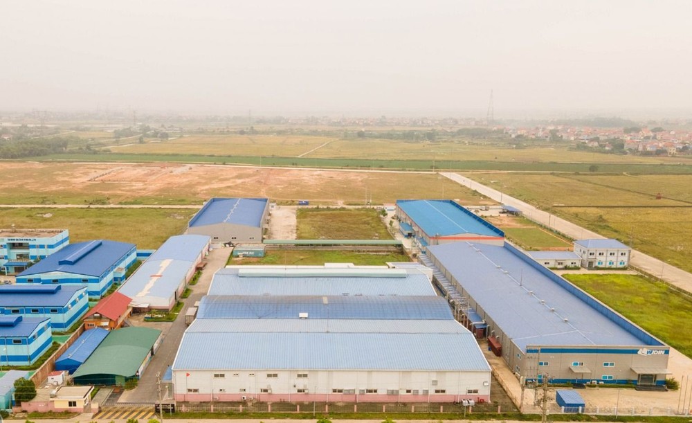 Một khu công nghiệp trên địa bàn tỉnh Bắc Giang