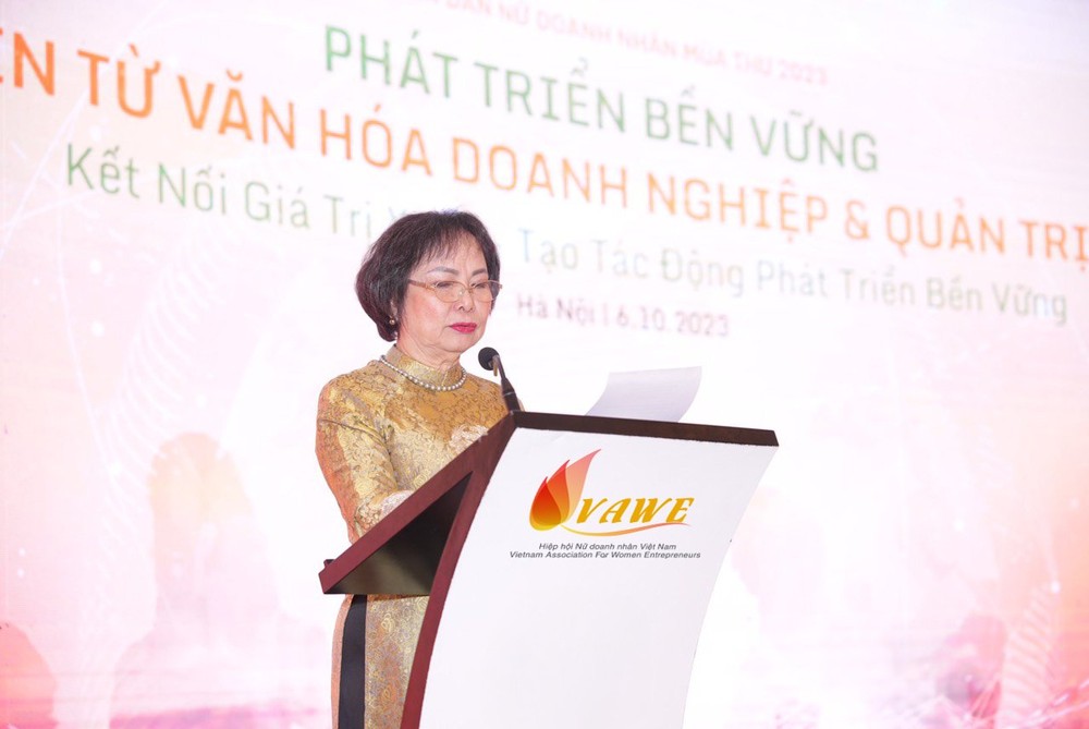 Bà Cao Thị Ngọc Dung, Phó chủ tịch Hội nữ Doanh nhân Việt Nam
