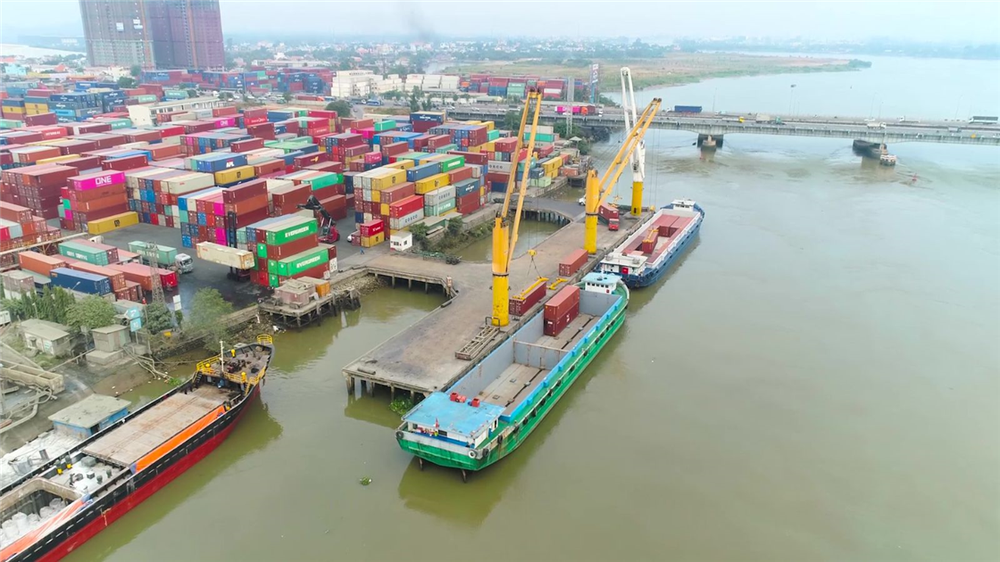 Hải Dương sắp có trung tâm logistics, cảng thủy nội địa Ninh Giang. Ảnh minh hoạ
