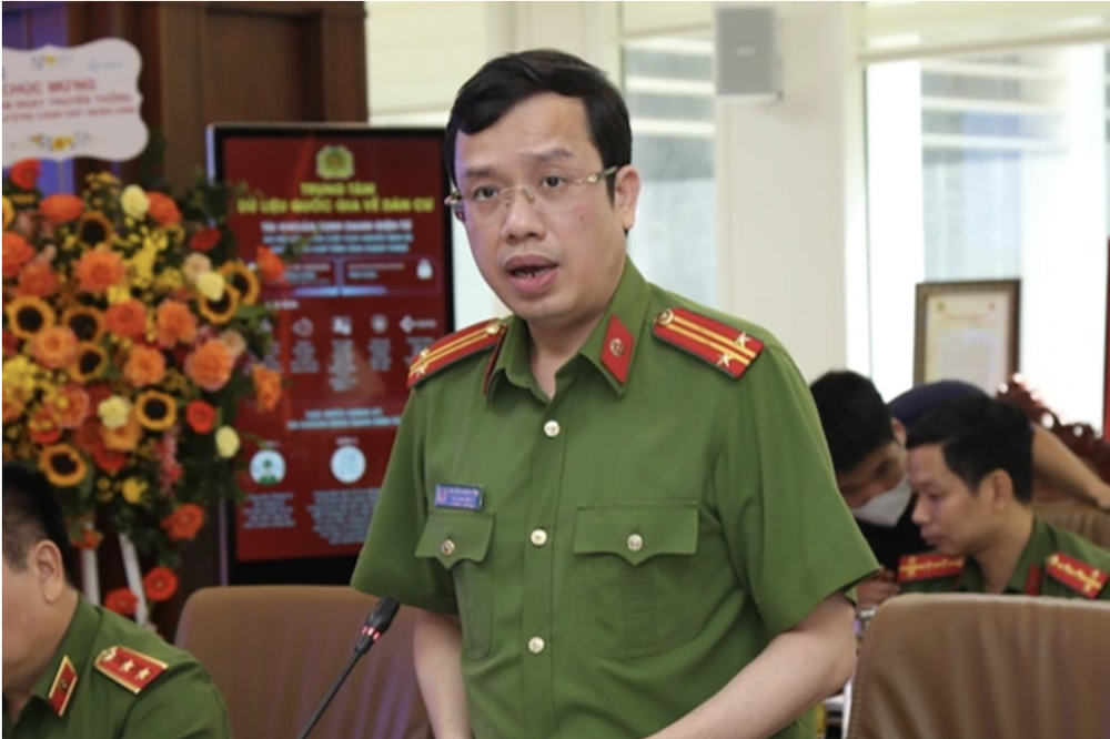 Thượng tá Nguyễn Thành Vĩnh, Giám đốc Trung tâm dữ liệu quốc gia