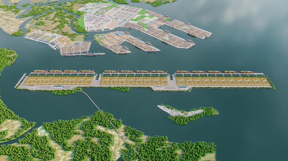 Cảng trung chuyển quốc tế Cần Giờ được xây tại khu vực Cù lao Ông Chó, xã Thạnh An