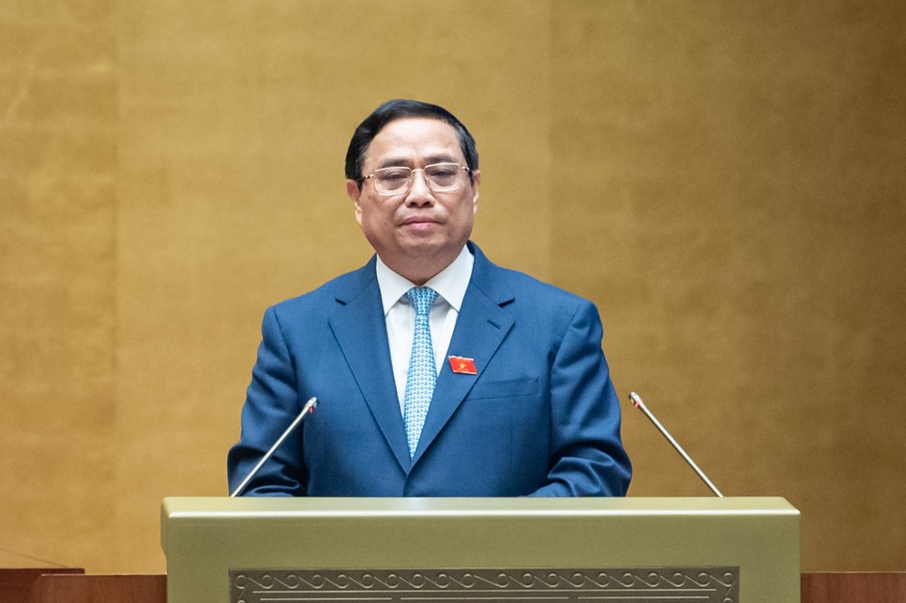 Thủ tướng Chính phủ Phạm Minh Chính báo cáo giải trình các vấn đề liên quan đến nội dung chất vấn