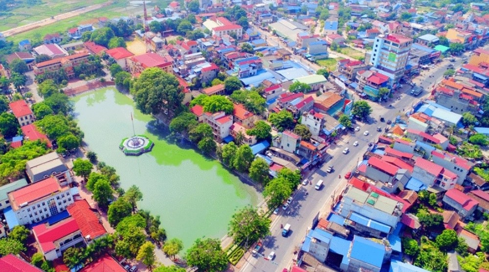 Một góc thành phố Phổ Yên