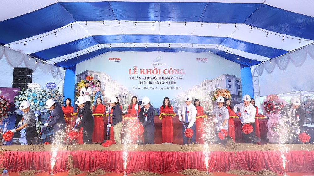 Công ty Cổ phần FECON Phổ Yên vừa khởi công dự án khu đô thị Nam Thái