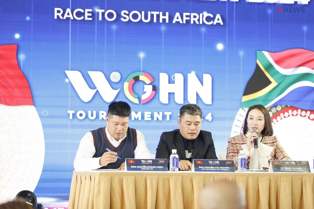 Bà Đặng Thị Loan, Tổng Giám đốc VGolf Travel chia sẻ về lịch trình giải Chung kết tại Nam Phi
