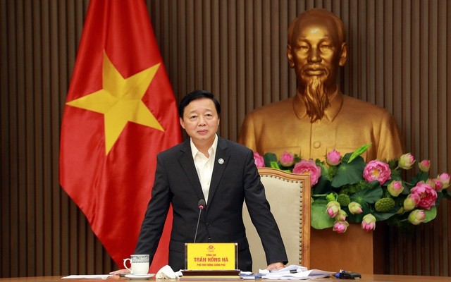 Phó Thủ tướng Trần Hồng Hà tại cuộc họp 