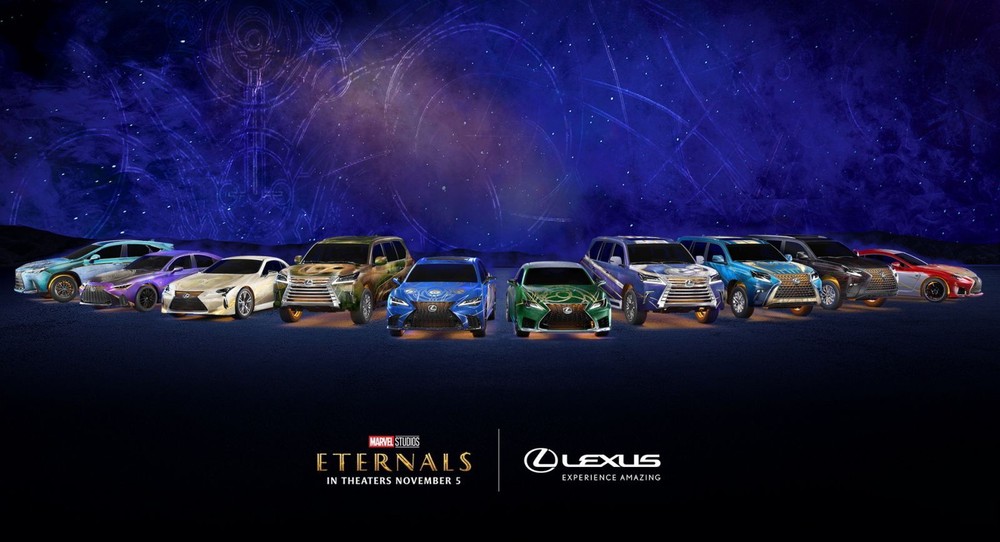 BST xe Lexus dựa theo ý tưởng “Eternals” của Marvel