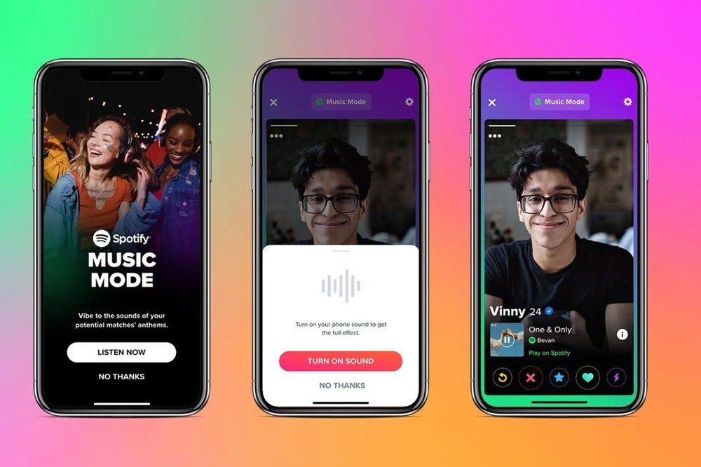 Tinder giới thiệu “Music Mode” cho phép người dùng kết nối qua sở thích âm nhạc