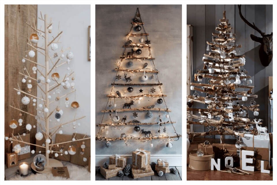 Những cây thông Noel cực đơn giản nhưng đầy ấn tượng