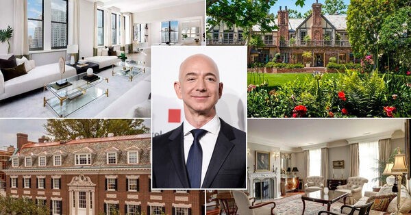 Bộ sưu tập bất động sản trài dài khắp nước Mỹ của tỷ phú Jeff Bezos
