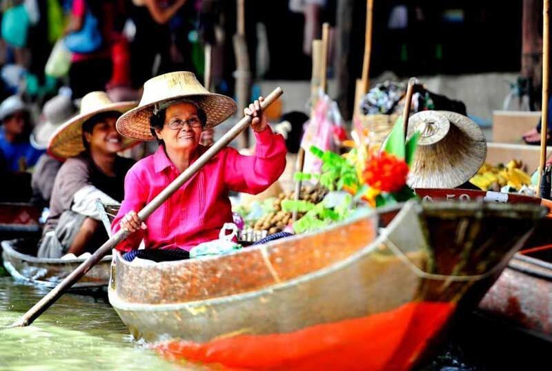 Chợ nổi Damnoen Saduak - Thiên đường mua sắm độc đáo nhất đất Thái