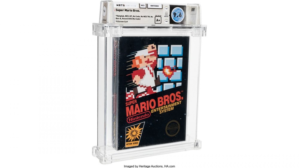 Game ’Super Mario Bros.1985’ được bán với giá kỷ lục 2 triệu USD