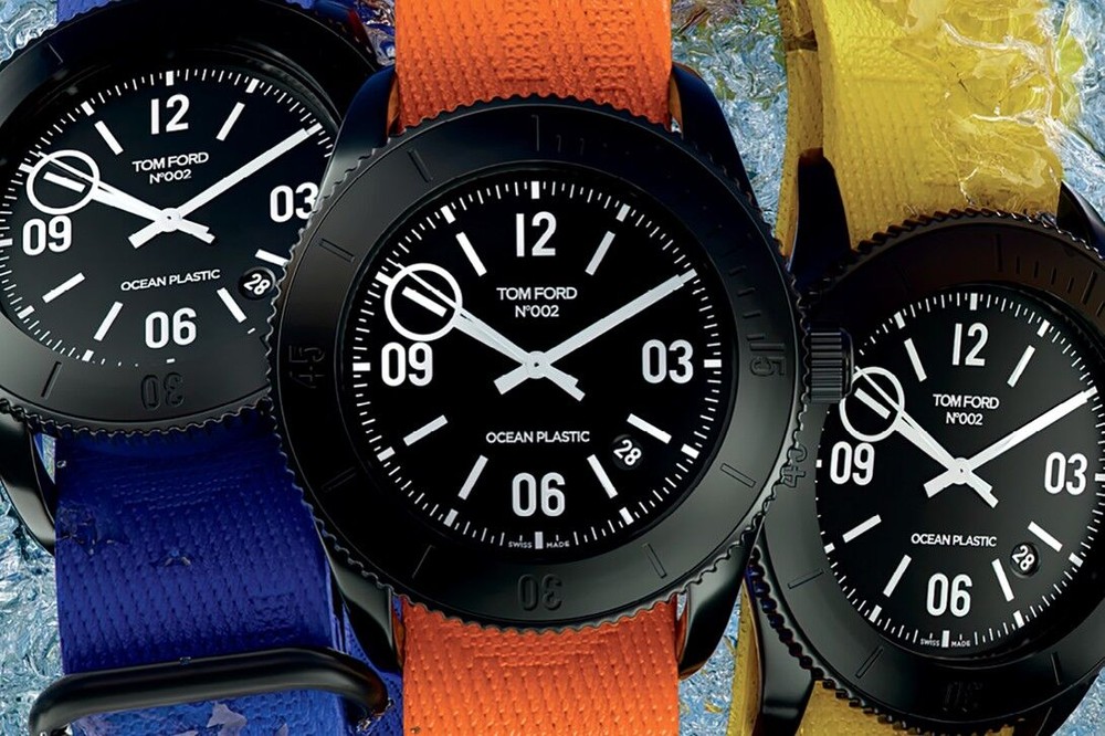 Tom Ford giới thiệu dòng đồng hồ từ nhựa đại dương tái chế đầu tiên trên thế giới