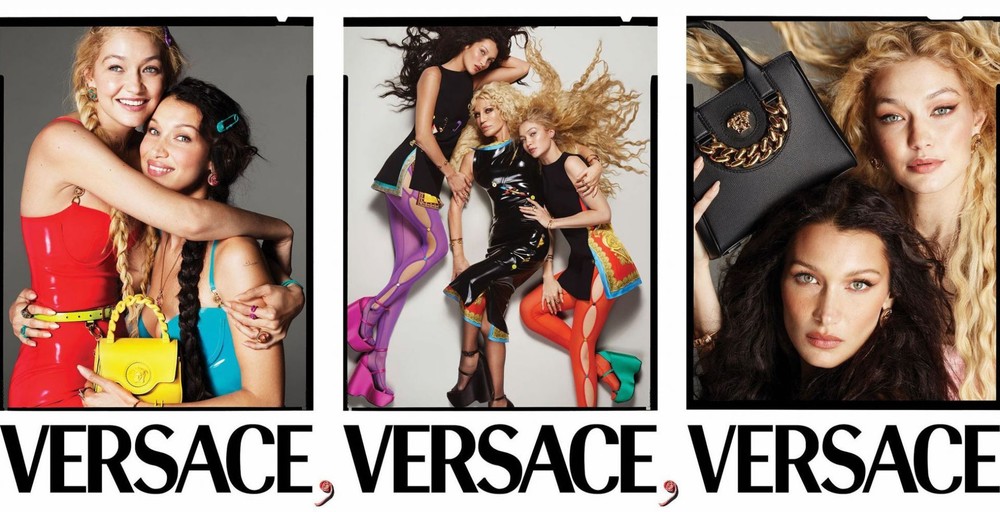 Đập tan tin đồn bất hoà, chị em nhà Hadid sánh vai trong chiến dịch quảng bá của Versace