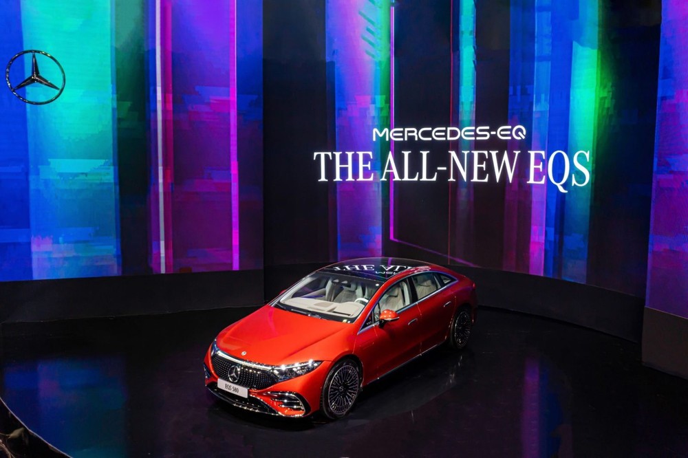 Sedan điện EQS của Mercedes-Benz tại Triển lãm ô tô Việt Nam 2022
