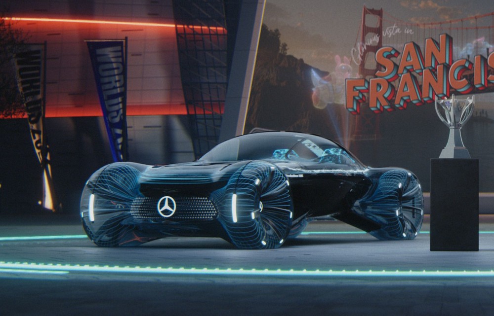 Xe ảo Mercedes-Benz trong game League of Legends mang sáng tạo bay xa