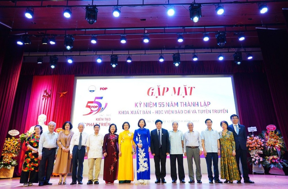 Kỷ niệm 55 năm thành lập Khoa Xuất bản – Học viện Báo chí và tuyên truyền (1967 - 2022)