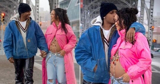 Rihanna đang mang thai, mong chờ con đầu lòng với A$AP Rocky