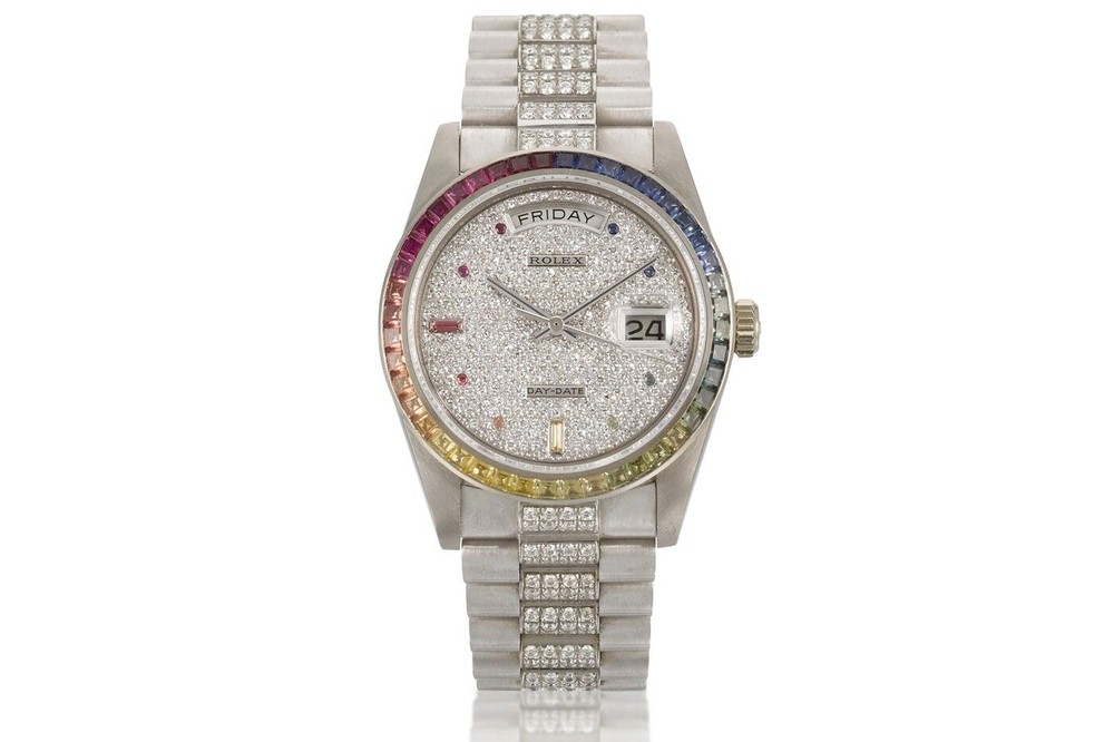 Chiếc đồng hồ Rolex “Rainbow Khanjar” quý hiếm được đưa ra đấu giá