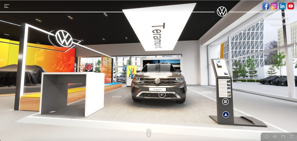 Volkswagen T-Cross nhận đặt hàng online ngay trên showroom ảo