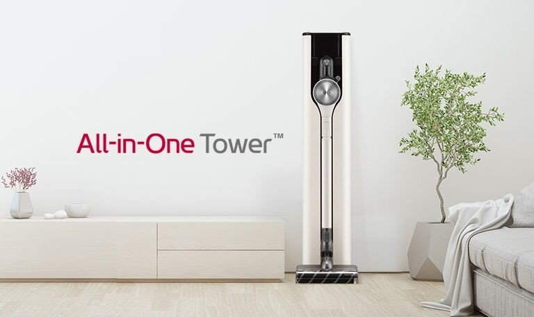 Máy hút bụi LG CordZero™ All In One Tower - Không gian sống tiện nghi
