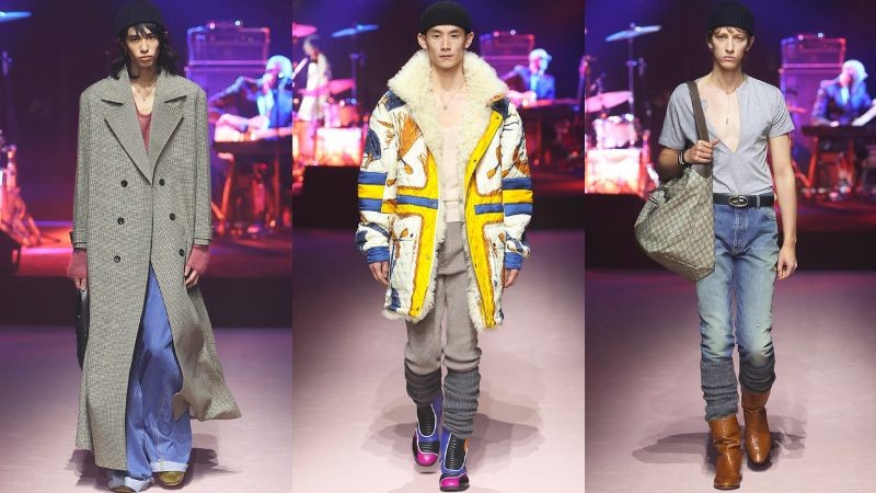 BST Gucci Thu Đông Nam 2023 những tạo tác thời trang maximalism