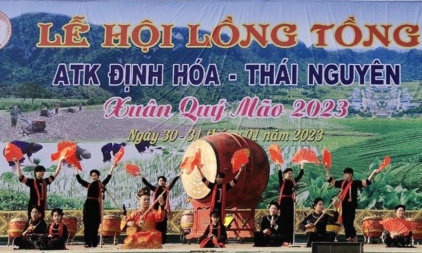 Thái Nguyên: Khai mạc lễ hội Lồng Tồng ATK Định Hóa Xuân Quý Mão 2023