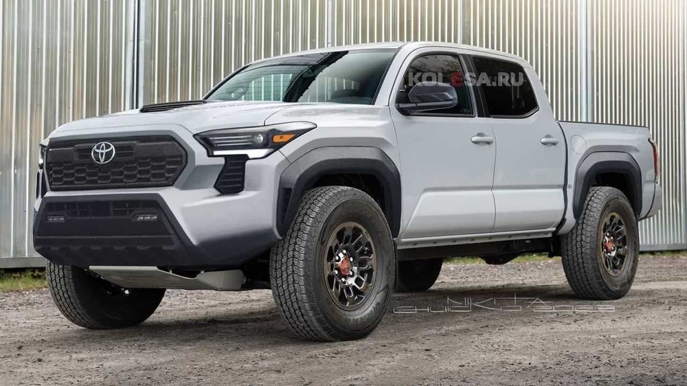"Vén màn" xe bán tải Toyota Tacoma 2024 – đối thủ khiến Ford Ranger phải dè chừng